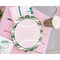Pink Tennis Ball Paper Plates - Set of 8 | Fun Disposable Plates for Tennis Birthdays, Sports Parties & Events